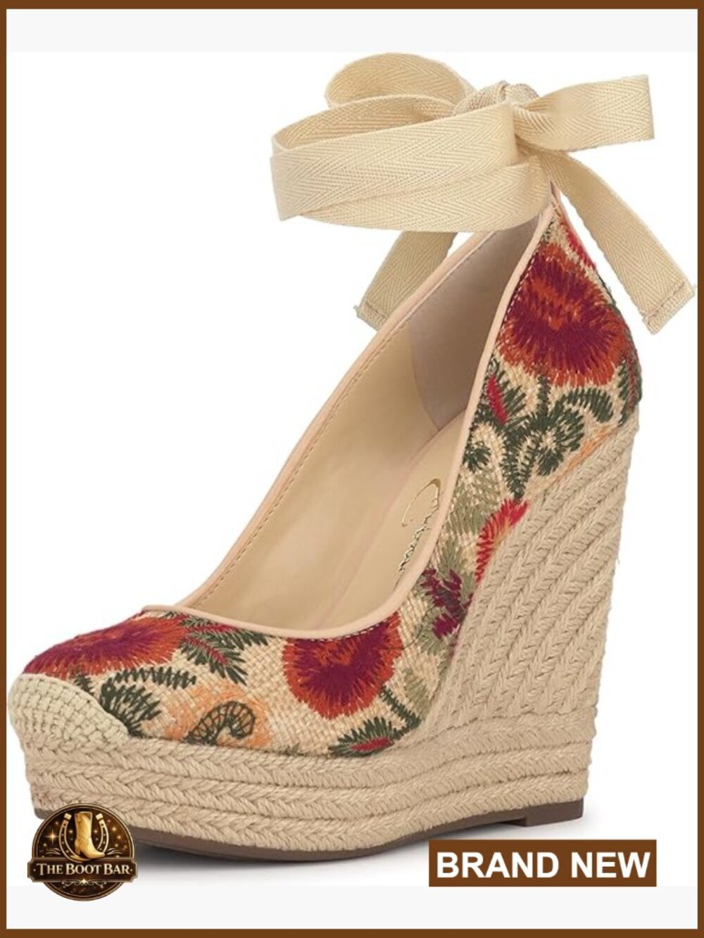 Womens Espadrille Wedge Sandals Platform Heels Ankle Tie